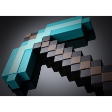 Minecraft Deluxe Diamond Pickaxe   